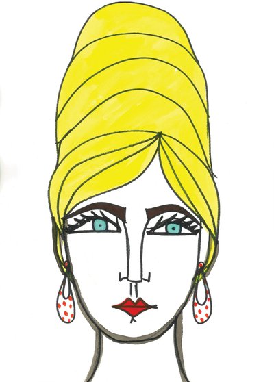 Ul, 2024 (pióro z farbą na papierze) autorstwa Daisy de Villeneuve