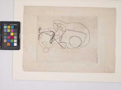 Bez tytułu, około 1938 r. (rycina na białym papierze) autorstwa Dalla Husband
