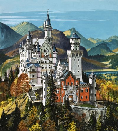 Zamek Neuschwanstein autorstwa Dan Escott