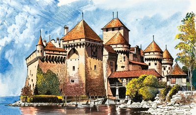 Chateau De Chillon autorstwa Dan Escott