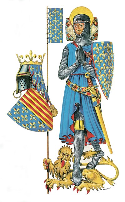 Ludwik IX, przywódca dwóch ostatnich krucjat i jeden z największych królów Francji (1226-70) autorstwa Dan Escott