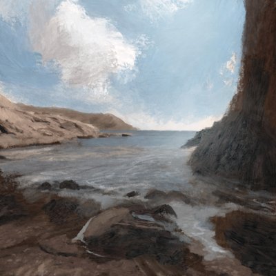 Plaża Castle Cove autorstwa Dan Hobday