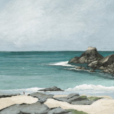 Trevone Bay autorstwa Dan Hobday