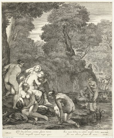 Diana i jej nimfy odkryte przez Actaeon autorstwa Dancker Danckerts