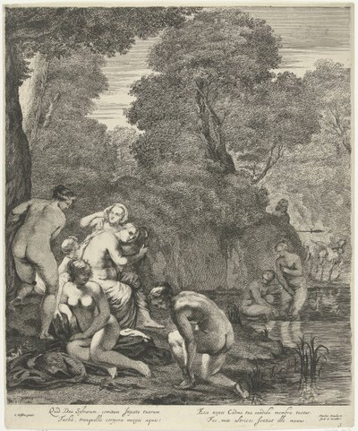 Diana i jej nimfy odkryte przez Actaeon autorstwa Dancker Danckerts