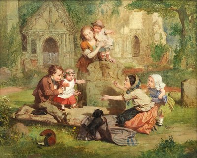 Pierwsze kroki autorstwa Daniel Maclise