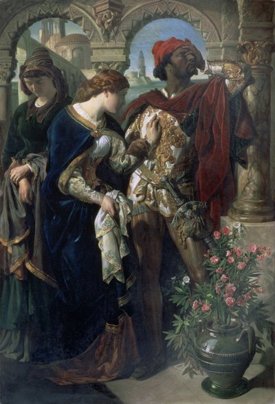 Otello, Desdemona i Emilia autorstwa Daniel Maclise