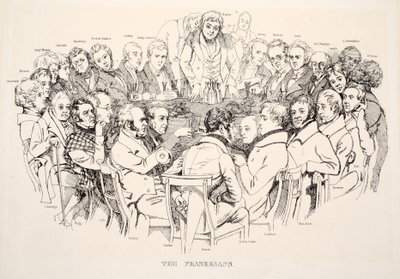 Fraserianie, wyd. 1835 (grawerowanie) autorstwa Daniel Maclise