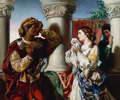 Otello i Desdemona autorstwa Daniel Maclise