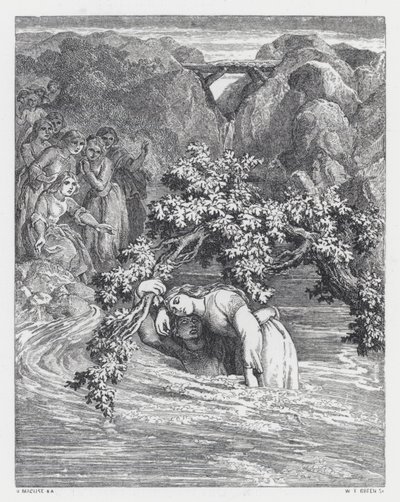 Ilustracja do wiersza Tennysona Księżniczka (rycina) autorstwa Daniel (after) Maclise