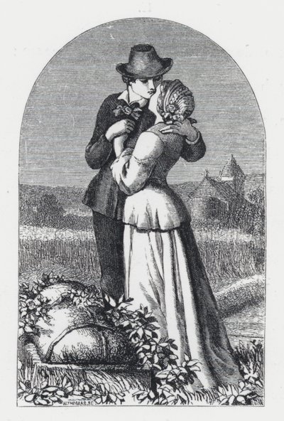 Ilustracja do wiersza Tennysona Księżniczka (rycina) autorstwa Daniel (after) Maclise