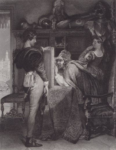 Salvator Rosa (grafika) autorstwa Daniel (after) Maclise