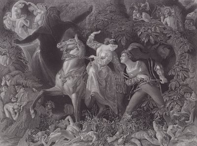Undine (grawerunek) autorstwa Daniel (after) Maclise