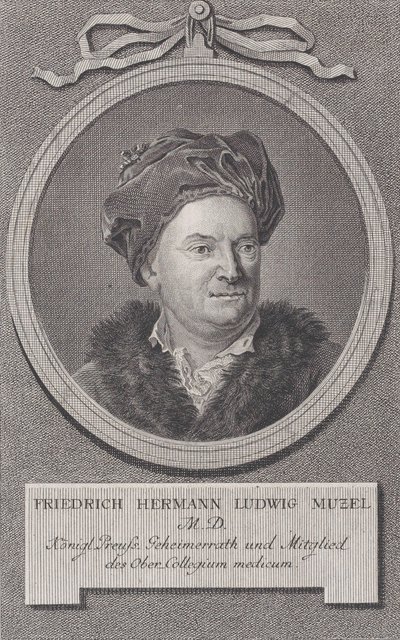 Portret Friedricha Ludwiga Hermanna Muzla, ca. 1778. autorstwa Daniel Berger