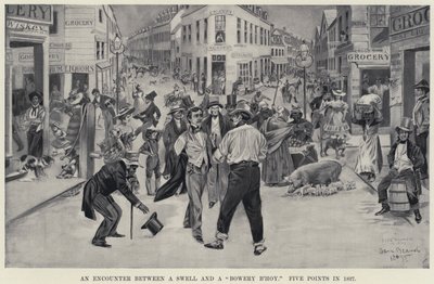 Spotkanie między falą a „Bowery B