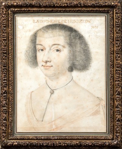 Daniel Dumonstier - Portret księżnej Montbazon autorstwa Daniel Dumonstier