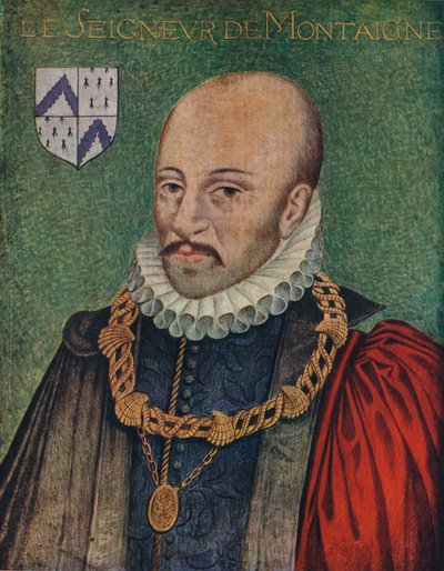 "Portret Michela Montaigne", ok. 1578, 1939 r autorstwa Daniel Dumonstier