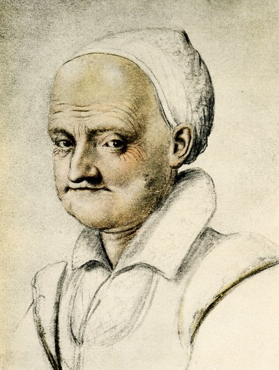 Portret starej kobiety autorstwa Daniel Dumonstier or Dumoustier