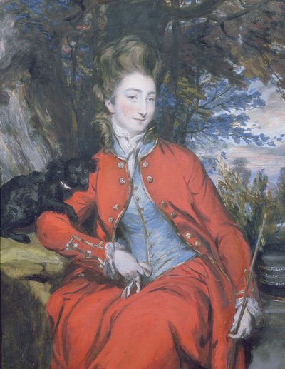 Elizabeth (1755-1806) Lady Bridgeman (pastel) (patrz 239433 dla pary) autorstwa Daniel Gardner