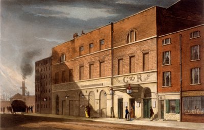 Teatr Wschodniego Londynu, dawniej "The Lyceum", 1826 r. autorstwa Daniel Havell