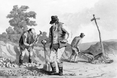 Naprawiacze dróg, 1812 autorstwa Daniel Havell