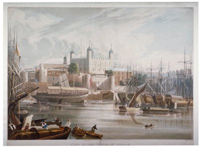 Tower of London, 1819. autorstwa Daniel Havell