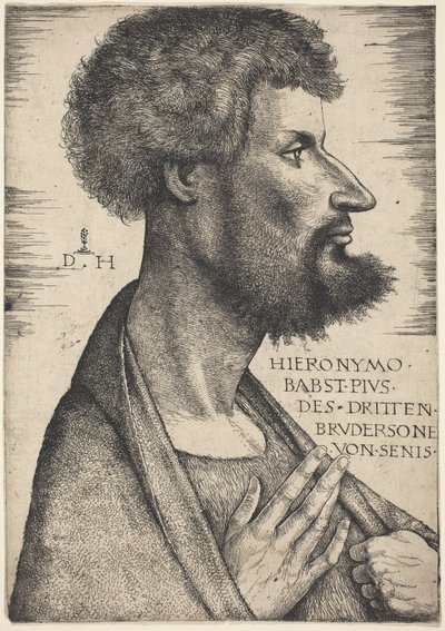 Girolamo da Siena autorstwa Daniel Hopfer