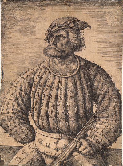 Kunz von der Rosen, kejser Maksymiliana hofnar autorstwa Daniel Hopfer
