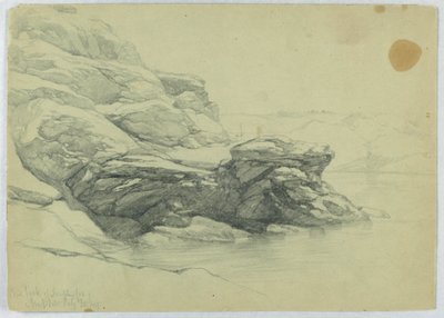 Cove Back of Dumpling Fort, Newport autorstwa Daniel Huntington