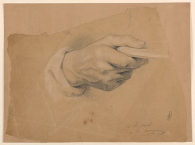 Rysunek, studium do "Komunii t", 1844 r. autorstwa Daniel Huntington