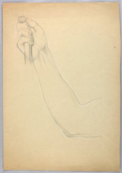 Rysunek, studium duplikatu "C", 1850 r. autorstwa Daniel Huntington
