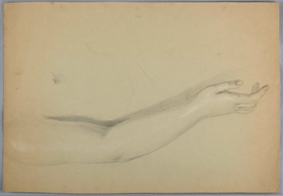 Rysunek, studium duplikatu "C", 1850 r. autorstwa Daniel Huntington