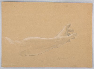 Rysunek, studium do "Early Christia", 1839-40 autorstwa Daniel Huntington