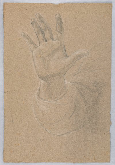 Rysunek, studium do "Early Christia", 1839-40 autorstwa Daniel Huntington