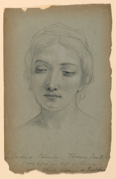 Rysunek, studium do filmu "Złotnik", 5 czerwca 1883 r. autorstwa Daniel Huntington