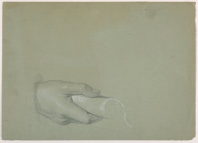Rysunek, studium do filmu "Pieniądze z daniny", 1852 autorstwa Daniel Huntington