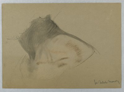 Rysunek, studium do filmu "Pieniądze z daniny", 1852 autorstwa Daniel Huntington