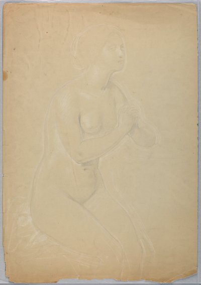 Akt kobiecy, Studium do "Magdaleny" autorstwa Daniel Huntington