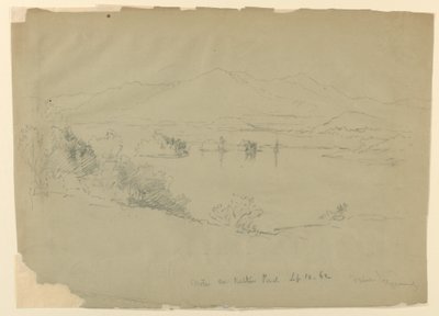 Szkic krajobrazu, Walker Pond, New Hampshire autorstwa Daniel Huntington