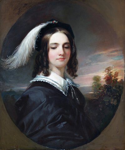 Mary Inman, 1844. autorstwa Daniel Huntington