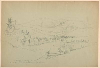 Mount Washington od drogi przez Jefferson, New Hampshire autorstwa Daniel Huntington