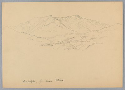 Góra Mansfield z okolic Stowe, Vermont autorstwa Daniel Huntington