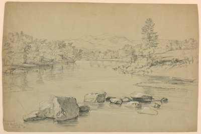 Pemigewassett Bridge, West Campton, New Hampshire autorstwa Daniel Huntington