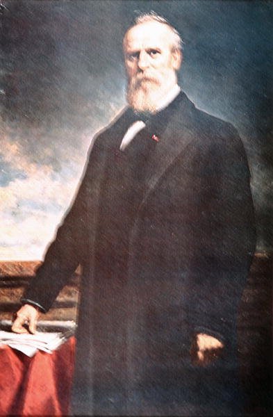 Rutherford B. Hayes (1822-93) (olej na płótnie) autorstwa Daniel Huntington