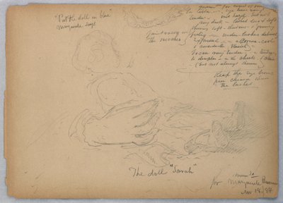 Szkice do portretu Marguerite Burrows, 18 listopada 1884 autorstwa Daniel Huntington