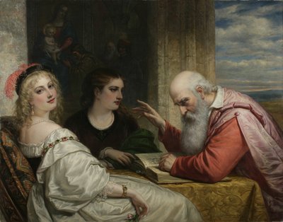 Sianie Słowa, 1868 (olej na płótnie) autorstwa Daniel Huntington