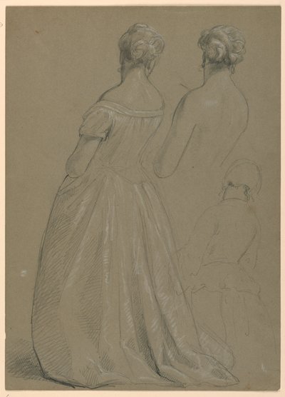 Studia stojącej kobiety dla „The Republican Court” (Dzień przyjęcia lady Washington) autorstwa Daniel Huntington