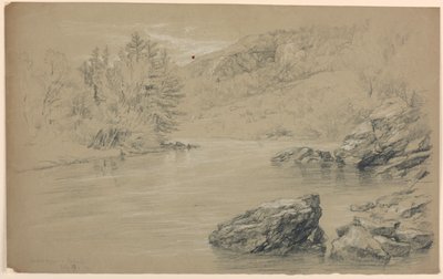Rzeka Androscoggin w Gorham, New Hampshire autorstwa Daniel Huntington