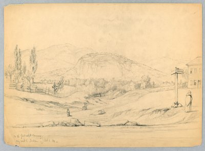 Do Forda w North Conway, Drogą do Jackson, New Hampshire autorstwa Daniel Huntington