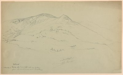 Góra Welch w Waterville i Thornton, New Hampshire, od Sandwich Notch Road, Campton autorstwa Daniel Huntington